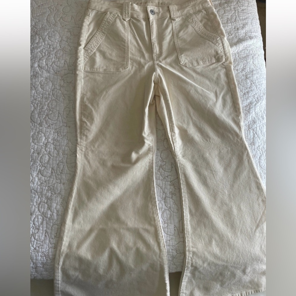 American Eagle Corduroy pants women’s wide leg stretch  14